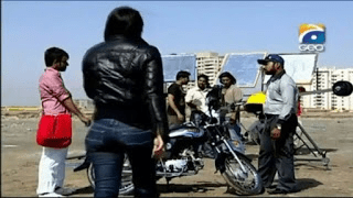 Daily Motion_ Ayesha Omar- Riding a Motorcycle