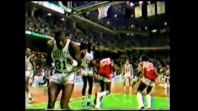 Tree Rollins Danny Ainge Bite game Celtics Hawks 1983 G3