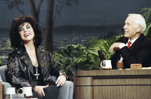 Elizabeth Taylor & Johnny Carson