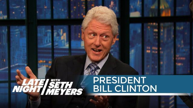 President Bill Clinton on Hillary Clinton's 2016 Plans - Late Night with Seth Meyers