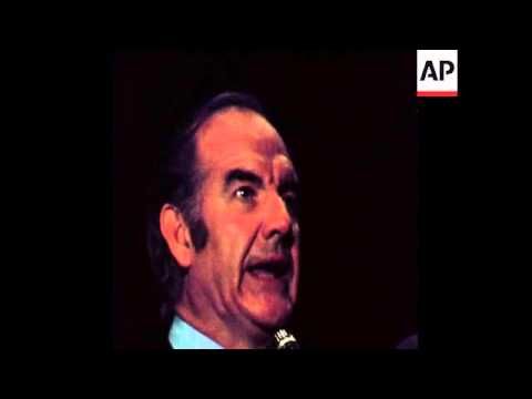 SYND 28-10-72 GEORGE MCGOVERN SPEAKS ON VIETNAM