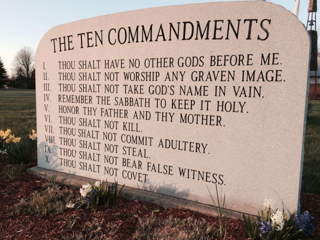 Image result for Ten Commandments - Thou Shalt Not Speak Ill of The Dead