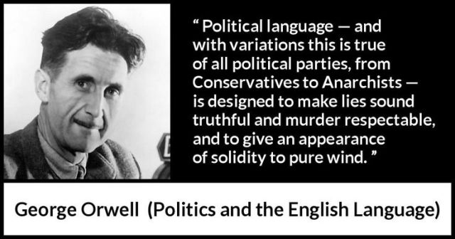 George Orwell on Politicians - Google Search