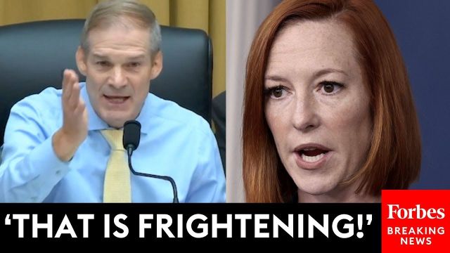 BREAKING NEWS_ Jim Jordan Quotes Jen Psaki's Own Words To Make Case Government Was Censoring Speech