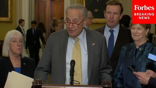 Forbes Magazine_ 'JUST IN_ Senate Democratic Leaders Warn Of Government Shutdown, Put Blame On'