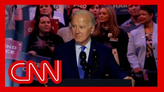 CNN: Watch Joe Biden React To Hecklers' Repeated Interruptions During Speech