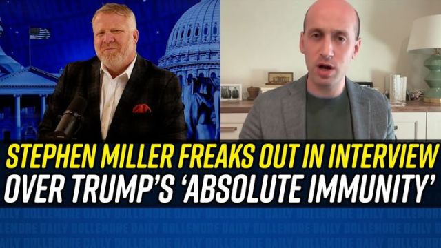 Jesse Dollemore: Stephen Miller LOSES CONTROL in Interview About Trump's ABSOLUTE IMMUNITY!!!