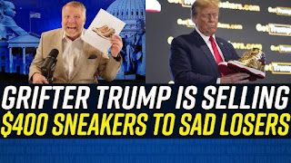 Jesse Dollemore_ 'Huckster Donald Trump Sells IDIOTIC 'TRUMP SNEAKERS' to Rubes for $400!!'