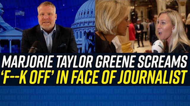 Jesse Dollemore: Marjorie Taylor Scream LOSES CONTROL - Tells Reporter to 'F--K OFF!!!'