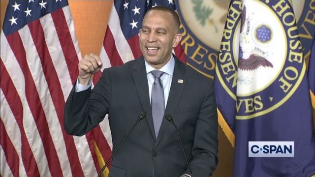 CSPAN_ House Minority Leader Hakeem Jeffries On Representative Majorie Taylor Greene