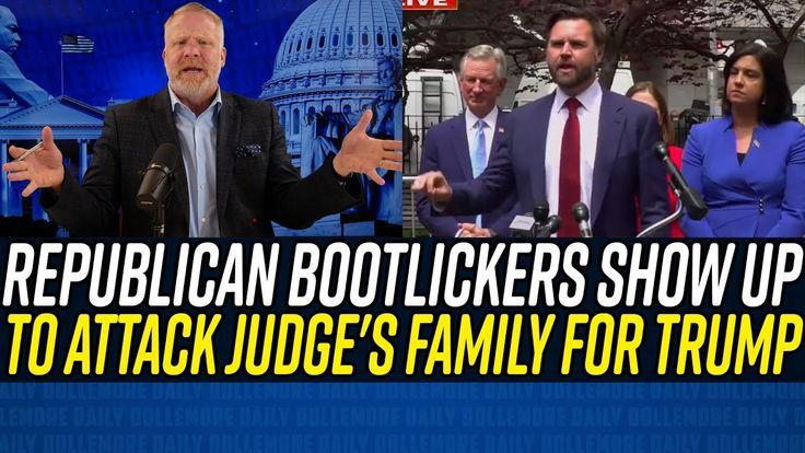 Jesse Dollemore_ Shameless Republicans Go To Court With Donald Trump &amp; PUBLICLY KISS HIS ASS Outside